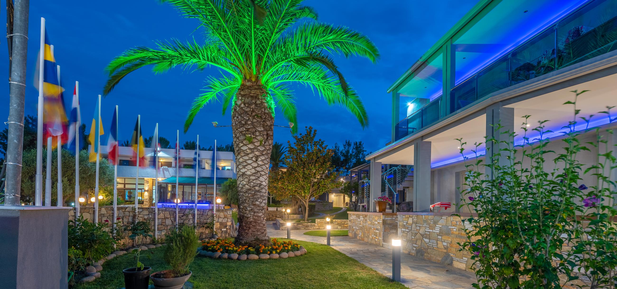 Dionysos Hotel & Suites Ханиоти Екстериор снимка